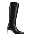 Ann Demeulemeester Edmunda Buckled Leather Knee Boots In Black