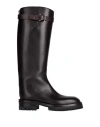 Ann Demeulemeester Woman Boot Dark Brown Size 7 Leather