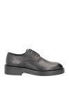 Ann Demeulemeester Woman Lace-up Shoes Black Size 10.5 Soft Leather In Black