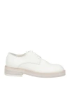 Ann Demeulemeester Woman Lace-up Shoes Off White Size 7.5 Soft Leather