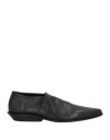 Ann Demeulemeester Woman Loafers Black Size 8 Leather