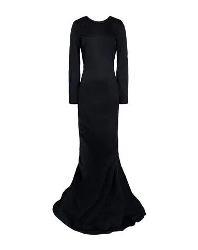 Ann Demeulemeester Woman Maxi Dress Black Size 8 Cotton