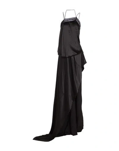 Ann Demeulemeester Woman Maxi Dress Black Size 10 Silk