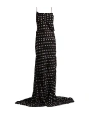 Ann Demeulemeester Woman Maxi Dress Black Size 10 Viscose, Polyester In Black