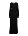 Ann Demeulemeester Woman Maxi Dress Black Size 4 Alpaca Wool, Wool, Cashmere In Black