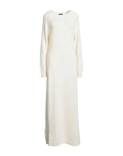 Ann Demeulemeester Long Dresses In White