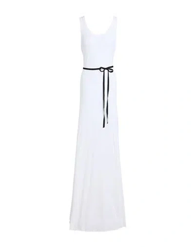 Ann Demeulemeester Woman Maxi Dress White Size Xs Cotton