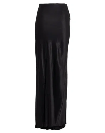 Ann Demeulemeester Woman Maxi Skirt Black Size 12 Viscose