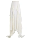 Ann Demeulemeester Woman Maxi Skirt Ivory Size 8 Silk In White