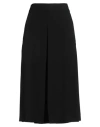 Ann Demeulemeester Woman Midi Skirt Black Size 10 Viscose, Virgin Wool