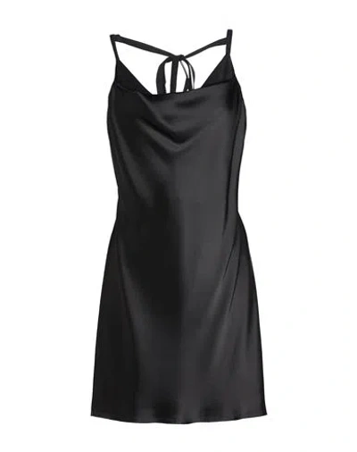 Ann Demeulemeester Woman Mini Dress Black Size 8 Acetate, Viscose