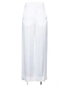 Ann Demeulemeester Woman Pants White Size 10 Cupro