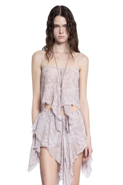 Ann Demeulemeester Woman Pink Tops