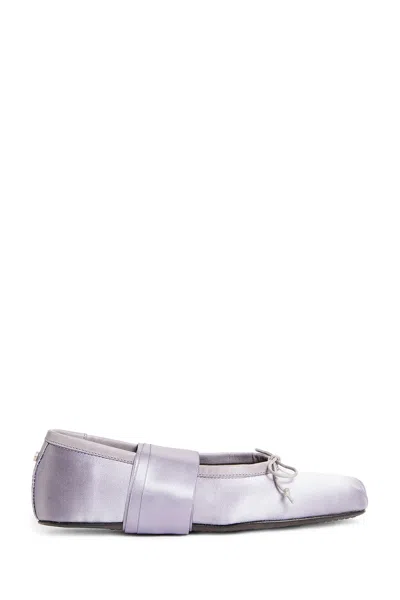Ann Demeulemeester Woman Purple Flats