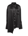 Ann Demeulemeester Jotie Dropped Shoulder Shirt In Black