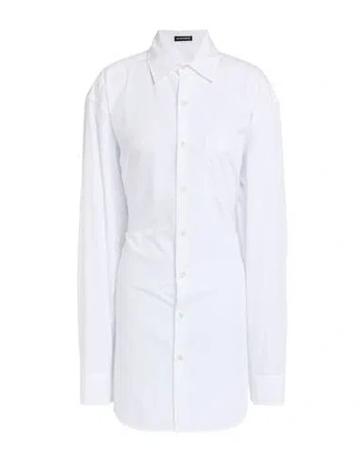 Ann Demeulemeester Woman Shirt White Size 10 Cotton