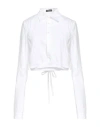 Ann Demeulemeester Woman Shirt White Size 12 Cotton