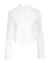 Ann Demeulemeester Woman Shirt White Size 12 Cotton