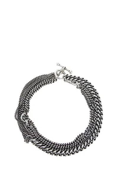 Ann Demeulemeester Woman Silver Jewellery In Metallic