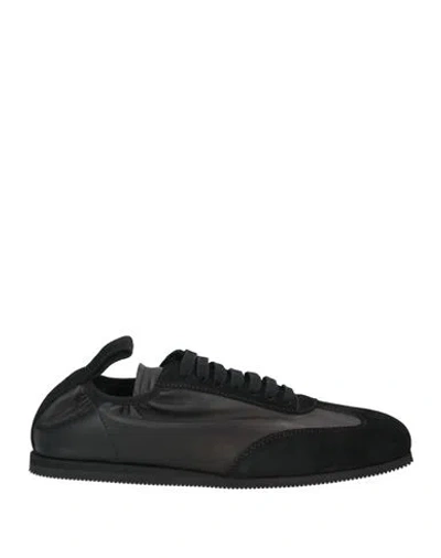 Ann Demeulemeester Woman Sneakers Black Size 5 Leather