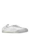 Ann Demeulemeester Woman Sneakers Light Grey Size 5 Leather