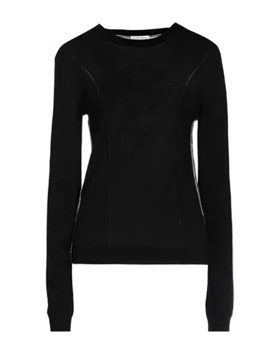 Ann Demeulemeester Woman Sweater Black Size 6 Virgin Wool