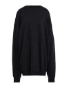 Ann Demeulemeester Woman Sweatshirt Black Size L Cotton In Black