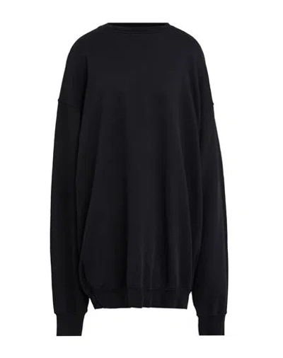 Ann Demeulemeester Woman Sweatshirt Black Size L Cotton