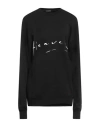 Ann Demeulemeester Woman Sweatshirt Black Size L Cotton In Black