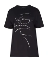 Ann Demeulemeester Woman T-shirt Black Size M Cotton In Black