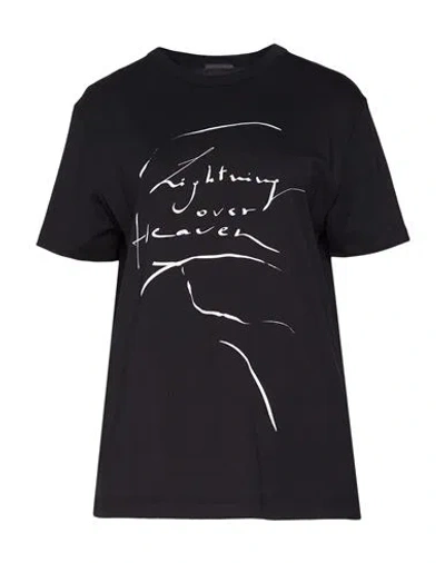 Ann Demeulemeester Woman T-shirt Black Size M Cotton