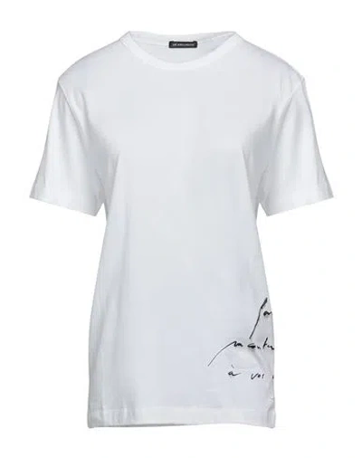 Ann Demeulemeester Woman T-shirt Ivory Size L Cotton In White