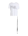 Ann Demeulemeester Woman T-shirt White Size L Cotton In White