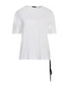 Ann Demeulemeester Woman T-shirt White Size S Cotton In White