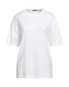 Ann Demeulemeester Woman T-shirt White Size S Cotton