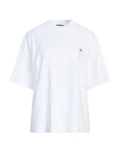 Ann Demeulemeester Woman T-shirt White Size S Cotton