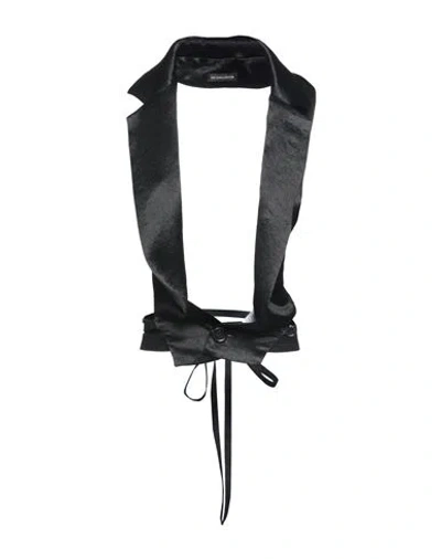 Ann Demeulemeester Woman Top Black Size Onesize Acetate
