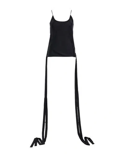 Ann Demeulemeester Woman Top Black Size 10 Silk
