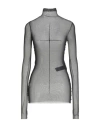 Ann Demeulemeester Woman Top Black Size L Polyamide, Elastane In Black