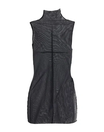 Ann Demeulemeester Woman Top Black Size Xs Polyamide, Elastane