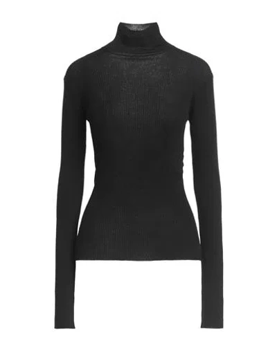 Ann Demeulemeester Woman Turtleneck Black Size S Virgin Wool