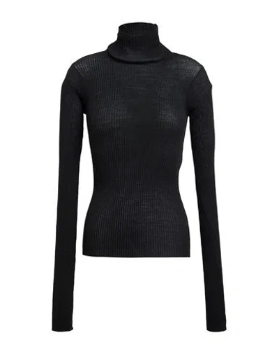 Ann Demeulemeester Woman Turtleneck Black Size Xs Virgin Wool