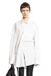 Ann Demeulemeester Woman White Shirts In White