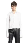 Ann Demeulemeester Pointed Collar Shirt In White