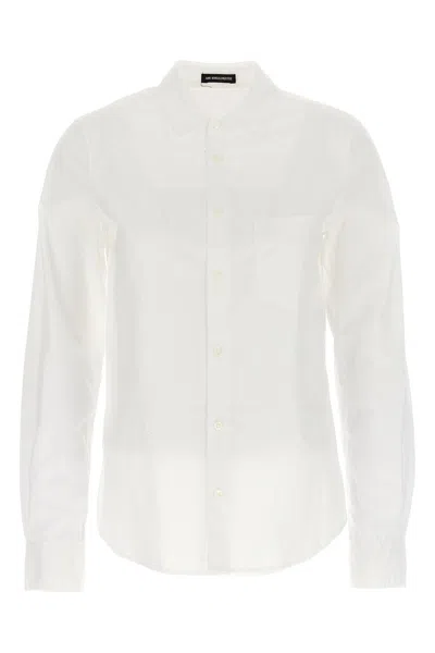 Ann Demeulemeester Alla Slouchy Shirt In White