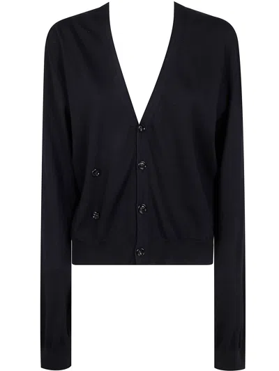 ANN DEMEULEMEESTER ANN DEMEULEMEESTER WOMEN ZOFIA ASYMMETRIC CLOUSURE CARDIGAN