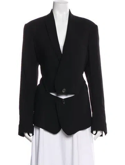 Pre-owned Ann Demeulemeester Wool Blazer In Black