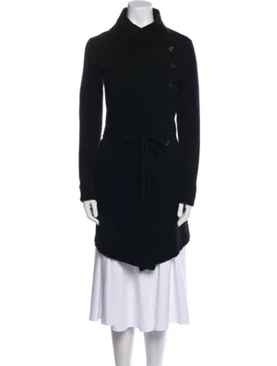 Pre-owned Ann Demeulemeester Wool Coat In Black
