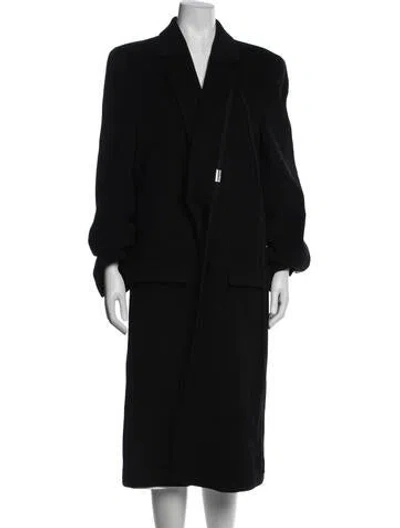 Pre-owned Ann Demeulemeester Wool Coat In Black