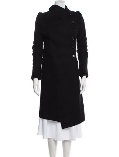 Pre-owned Ann Demeulemeester Wool Coat In Blue